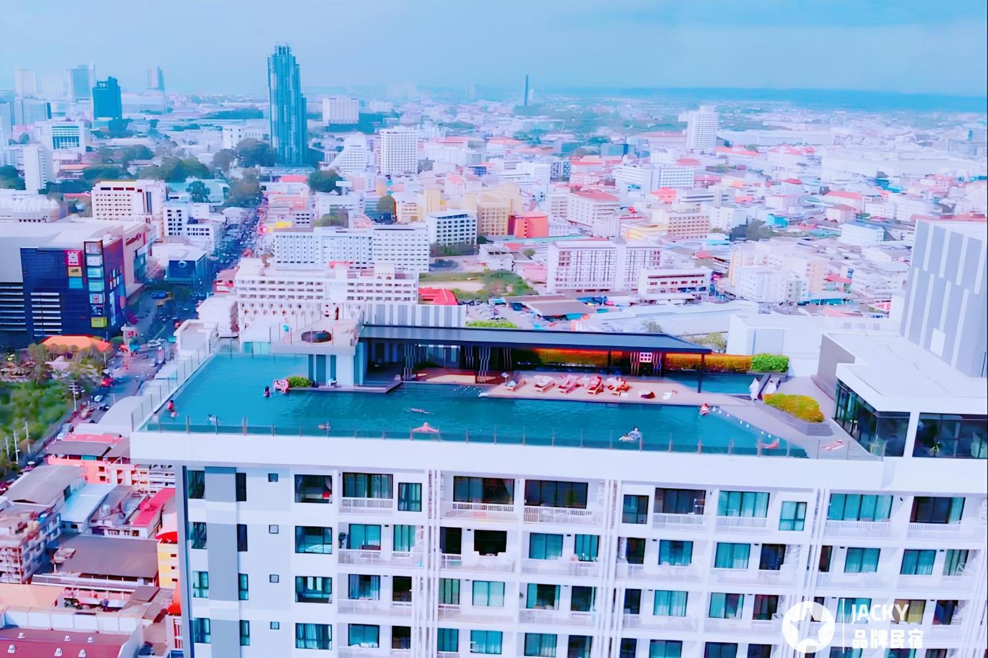 Best Location In Pattaya, Sky Pool & Infinity Edge Exterior foto